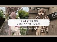 Video thumbnail for 15 Aesthetic Username Ideas for Girls / Hijabis 🤍✨