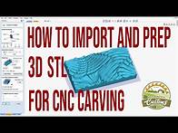 Video thumbnail for How to import 3D STL file to your CNC Software
