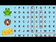 Video thumbnail for Find the Hidden Word! (Word search for Kids)