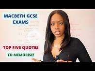 Video thumbnail for GCSE English Literature Paper 1: TOP FIVE Macbeth Quotes To Learn | 2025 GCSE English Exams Revision