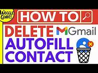 Video thumbnail for How do i delete an email address from Gmail memory?
