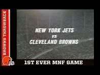 Video thumbnail for 1st Ever Monday Night Football Game | Browns Throwback