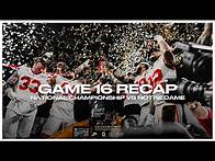 Video thumbnail for 2025 Ohio State Football: National Championship 𝐓𝐡𝐞 𝐑𝐞𝐜𝐚𝐩 🏆