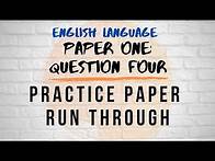 Video thumbnail for Paper One Question Four Walk Through (AQA English Language)
