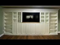 Video thumbnail for Build a built-in with IKEA bookcases. (Billy bookcase hack)