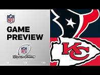 Video thumbnail for Houston Texans vs. Kansas City Chiefs | 2024 Divisional Round Game Preview