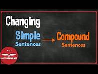 Video thumbnail for Transformation of Sentences: Simple to Compound | EasyTeaching