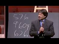 Video thumbnail for Faster than a calculator | Arthur Benjamin | TEDxOxford