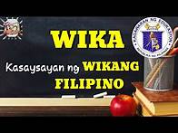 Video thumbnail for Ang Kasaysayan ng Wikang Filipino