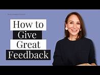 Video thumbnail for How to Give Feedback in English: Tips and Phrases for Success