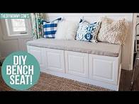 Video thumbnail for IKEA Hack | How to Build a Bench from Kitchen Cabinets | The DIY Mommy