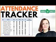 Video thumbnail for How to Create Attendance Tracker in Google Sheets (in 3 minutes)