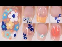 Video thumbnail for easy summer nail art designs for beginners 2024 , simple summer nail art compilation, flower nails
