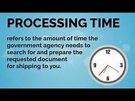 Video thumbnail for Vital Record Processing Times Explained