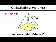 Video thumbnail for Three-Dimensional Shapes Part 2: Calculating Volume