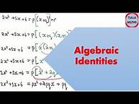 Video thumbnail for Algebraic Identities (Leaving Cert)