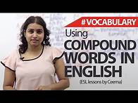 Video thumbnail for Compound words in English – English Vocabulary & Grammar Lesson