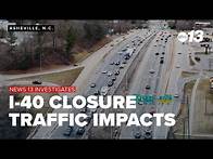 Video thumbnail for Gridlock troubles North Carolina roads amid I-40 closure