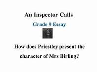 Video thumbnail for Mrs Birling Grade 9 A* Essay
