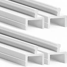 Video thumbnail for 4 Pcs Sliding Screen Door Track Replacement 72 Inch White Vinyl Track Long Easy to Cut Screen Door Hardware for Patio Home Garage Office Parts Repair