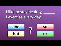 Video thumbnail for Coordinating Conjunctions Quiz | Can You Score 20/20?