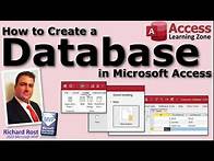 Video thumbnail for How To Create a Database in Microsoft Access