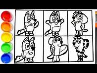 Video thumbnail for How to draw Bluey Characters | Drawing Bluey | BLUEY Drawing For Kids | Drawings for Kids | Bluey