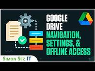 Video thumbnail for How to Use Google Drive: Menu, Settings, and Offline Access