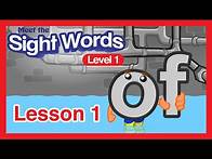 Video thumbnail for Meet the Sight Words Level 1| Lesson 1: of, the, it, & he | Preschool Prep Company