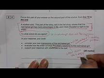 Video thumbnail for Paper 1 Question 4 Rosabel Analysing the Question