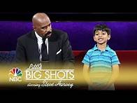 Video thumbnail for Little Big Shots - Steve Harvey | Spelling Bee Kid Returns | Akash Spells Words from the Hood
