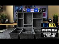Video thumbnail for The IKEA Raggisar Tray Organize Your Alex Drawer