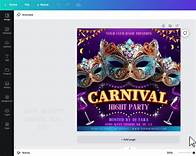 Video thumbnail for Carnival Night Party Flyer, DIY Flyer Template Design, Dance Party Flyer, Club Event Flyer, Premade Celebration Masquerade Nightlife Flyer - Etsy