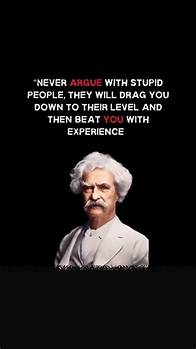 Video thumbnail for Why 🤔 You Should Never Argue With Fools! | #marktwain