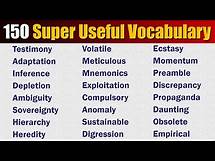 Video thumbnail for 150 Useful Vocabulary | Expand Your English Vocabulary