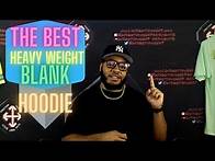 Video thumbnail for The best Heavy Weight Blank Hoodie