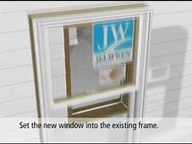 Video thumbnail for JELD-WEN Pocket Replacement Double-Hung Wood Window