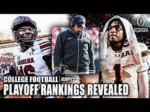 Video thumbnail for Conference Championship College Football Playoff Rankings REVEALED 👀 | ESPN College Football