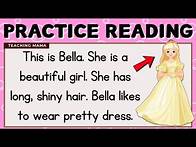 Video thumbnail for LET'S READ! | PRACTICE READING ENGLISH | SIMPLE PARAGRAPH | ENGLISH READING FOR KIDS | TEACHING MAMA