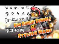 Video thumbnail for HOW TO ADD SYMBOLS AND STYLISH NAME IN CODM