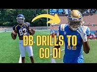 Video thumbnail for College Football Defensive Back drills to go D1