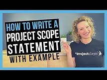 Video thumbnail for Project Scope Statement [IN 4 EASY STEPS]