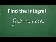 Video thumbnail for Find The Integral – How To Do Basic Calculus Integration