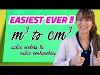 Video thumbnail for Convert m3 to cm3 Fast! | Cubic Meters to Cubic Centimeters