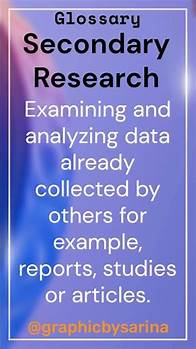 Video thumbnail for Let's learn the meaning of Secondary Research