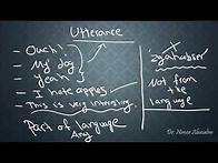 Video thumbnail for SEMANTICS-7: Utterances, Sentences & Propositions