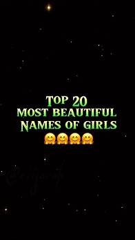 Video thumbnail for Top 20 Most Beautiful Names for Girls