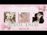 Video thumbnail for Cute COQUETTE 🎀 ROBLOX decals/decal ID 🍰 (Royale High Journal)