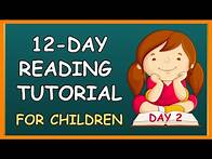 Video thumbnail for 12-DAY READING STEPS for Children - Day 2 - Steps in Reading - Beginners & Pre-School - Phonics