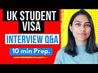 Video thumbnail for UK Student Visa Embassy Interview Questions | UK Visa Application Process 2023